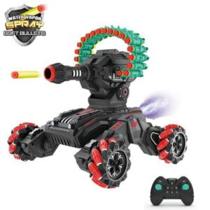 Τηλεκατευθυνόμενο Άρμα Μάχης με Εφέ Ήχου & Ψεκασμού Νερού & Συχνότητα 2.4GHz