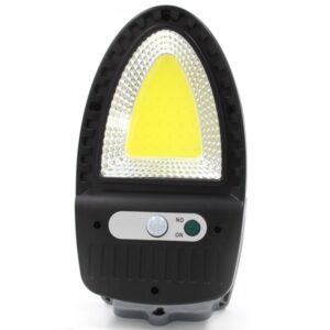 Ηλιακό Φωτιστικό Επιτοίχιας Τοποθέτησης με Ανιχνευτή Κίνησης σε Μαύρο Χρώμα ΥΧ-608Β