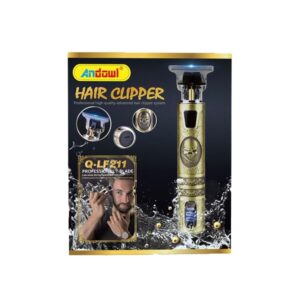 Κουρευτική Μηχανή Επαναφορτιζόμενη Χρυσή Q-LF211 Andowl