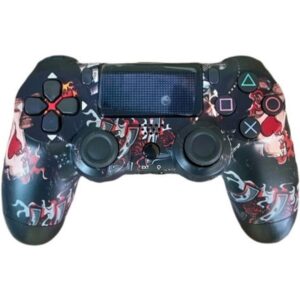 Doubleshock Ασύρματο Gamepad για PS4 Black Ace