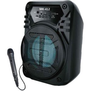 Ηχείο με λειτουργία Karaoke CMiK MK-412 σε Μαύρο Χρώμα