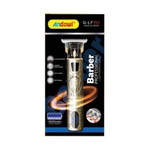 Κουρευτική Μηχανή Επαναφορτιζόμενη Χρυσή Q-LF701 Andowl