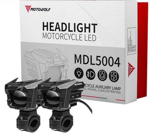 Προβολάκια Μοτοσυκλέτας LED Motowolf