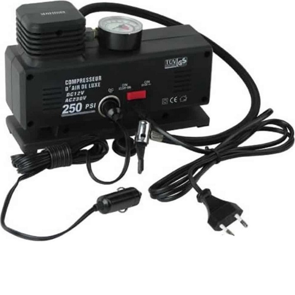 Τρόμπα Αυτοκινήτου 250PSI με Καλώδιο Αναπτήρα 12V/220V