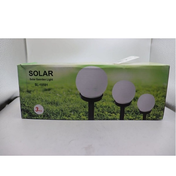 Σετ  Ηλιακά Φωτιστικά Καρφωτά σε Μαύρο Χρώμα SL-10591