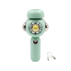 Ανεμιστηράκι Χειρός USB Επαναφορτιζόμενο Με Υδρονέφωση