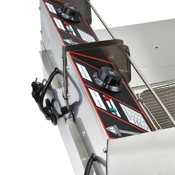 2ilektriki_friteza_dipli-4.jpg Φριτέζα Ανοξείδωτη Επαγγελματική Διπλή 5000W 12L με Καλάθια Τηγανίσματος με Λαβή & Ρυθμιζόμενο Θερμοστάτη - Ασημί OG-DF12L