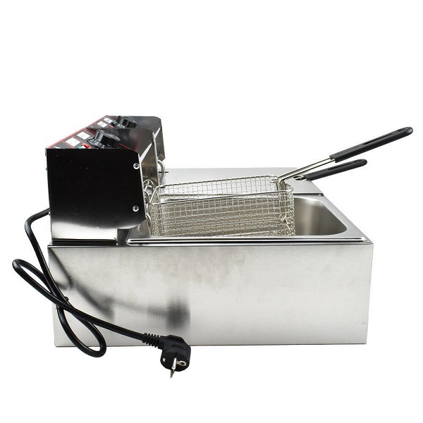 2ilektriki_friteza_dipli-5.jpg Φριτέζα Ανοξείδωτη Επαγγελματική Διπλή 5000W 12L με Καλάθια Τηγανίσματος με Λαβή & Ρυθμιζόμενο Θερμοστάτη - Ασημί OG-DF12L