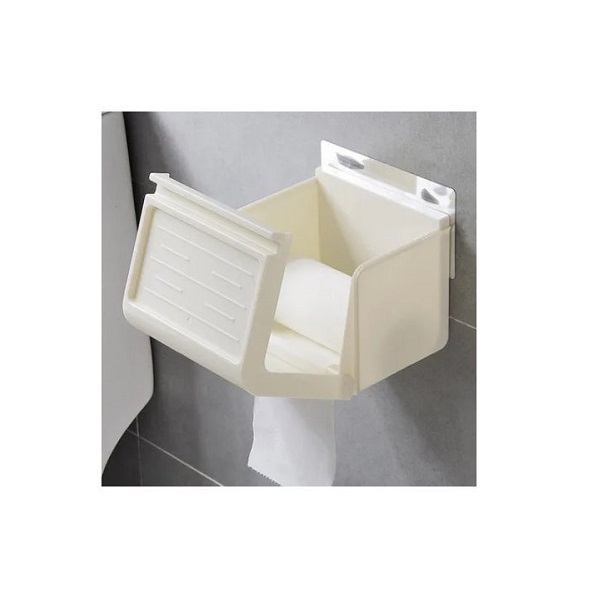 Χαρτοθήκη Επιτοίχια Πλαστική Λευκή 500-009309