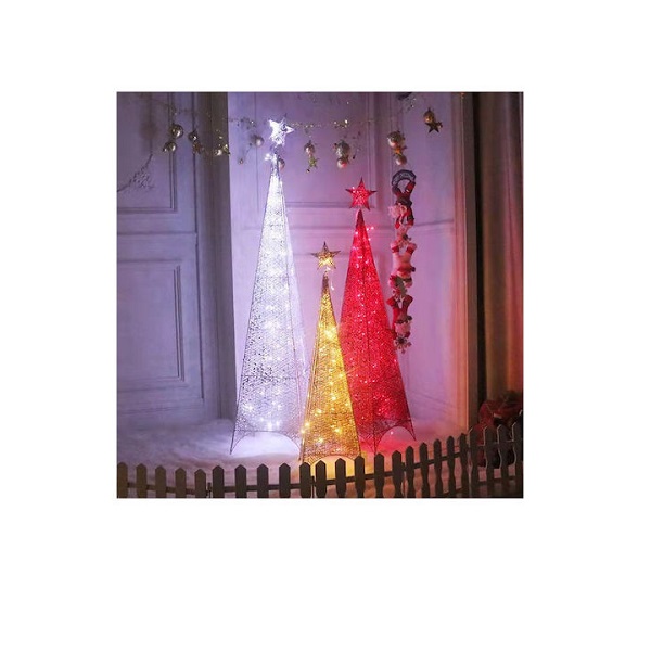 Χριστουγεννιάτικο Φωτιζόμενο Δεντράκι Κόκκινο 210cm 6184-02