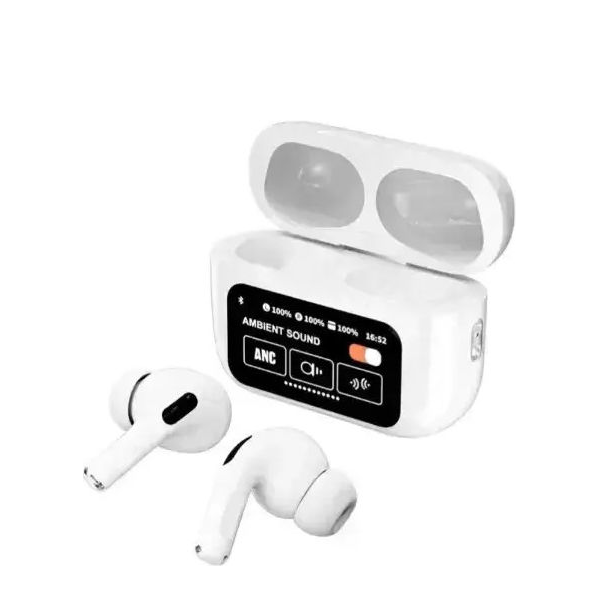 Ακουστικά In-ear Bluetooth Handsfree Λευκά A9 Pro