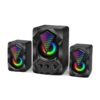 AB-D391 Ηχεία Υπολογιστή 2.1 με RGB Φωτισμό και Ισχύ 3W σε Μαύρο Χρώμα