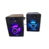 Ηχεία Υπολογιστή 2.1 με RGB Φωτισμό και Ισχύ 3W σε Μαύρο Χρώμα AB-Q337