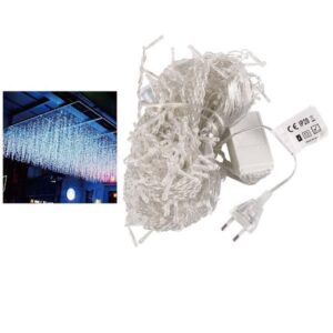 Κουρτίνα Καταρράκτης υψηλής τάσης με 240LED Ψυχρό λευκό 3μ+1.5μ καλώδιο και 8 προγράμματα Arrango AN57386