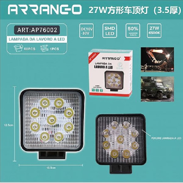 Προβολέας Εργασίας LED 27W Arrango AP76002