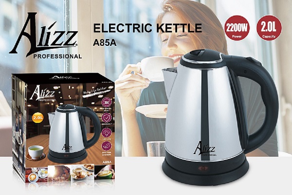 Βραστήρας 2lt Alizz A85a 2200W Ασημί