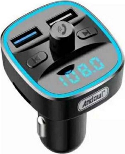 Transmitter Αυτοκινήτου FM με USB Q-T104 Andowl