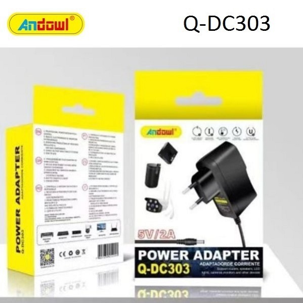 Τροφοδοτικό Universal 5V 2A Andowl Q-DC303