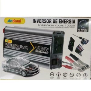 Inverter Αυτοκινήτου Τροποποιημένου Ημιτόνου 1000W για Μετατροπή 12V DC σε 220V AC Andowl Q-N7002