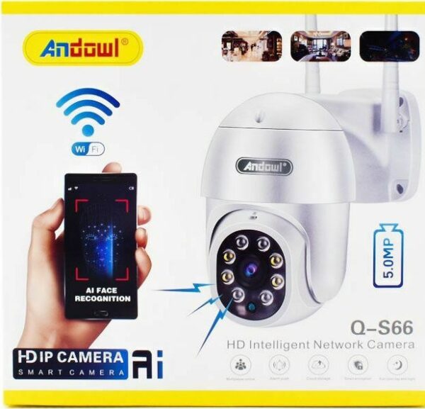 Κάμερα Παρακολούθησης Wi-Fi IP 1080p Αδιάβροχη με Αμφίδρομη Επικοινωνία και Φακό 3.6mm Andowl Q-S66