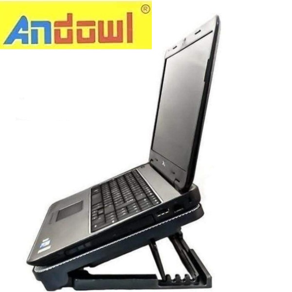 Cooling Pad για Laptop έως 17" με 2 Ανεμιστήρες Andowl Q-SR03