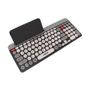 Andowl-QK8066-Ασύρματο-Bluetooth-Πληκτρολόγιο-Αγγλικό-US-Γκρι-1.jpg Πληκτρολόγιο Bluetooth Ασύρματο US Γκρι Andowl QK8066