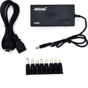 Φορτιστής Laptop 100W Universal 24V με Αποσπώμενο Καλώδιο Τροφοδοσίας και με σετ βυσμάτων