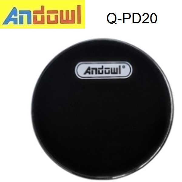 Φορτιστής Ασύρματος 15W Μαύρος Andowl Q-PD20