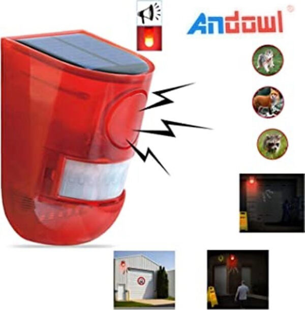 Ανιχνευτής Κίνησης Ασύρματος Αυτόνομος με Σειρήνα Q-A233B Andowl