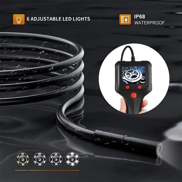 Ενδοσκοπική Κάμερα με Ανάλυση 1280x720 pixels και Καλώδιο 50m Andowl Q-NK50