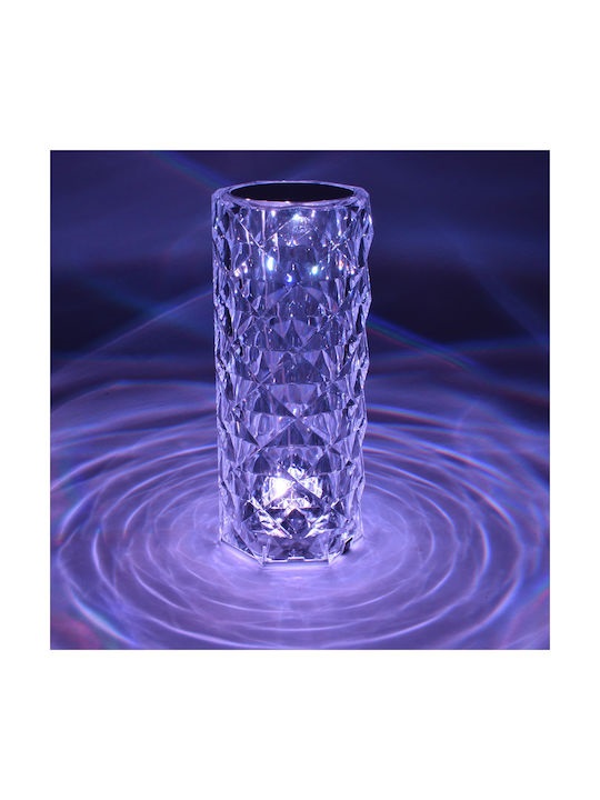 Φωτιστικό LED Διακοσμητικό Μπαταρίας Επιτραπέζιο Διάφανο Q-TL152 Andowl