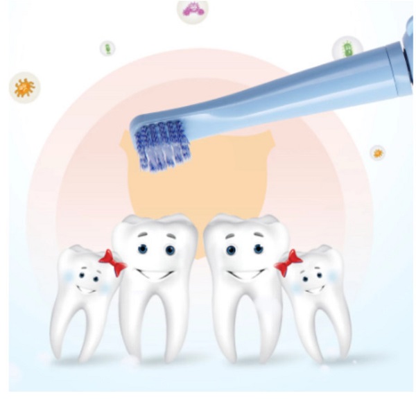 Οδοντόβουρτσα Ηλεκτρική Αρκουδάκι Μπλε Andowl 81008BTH50BL