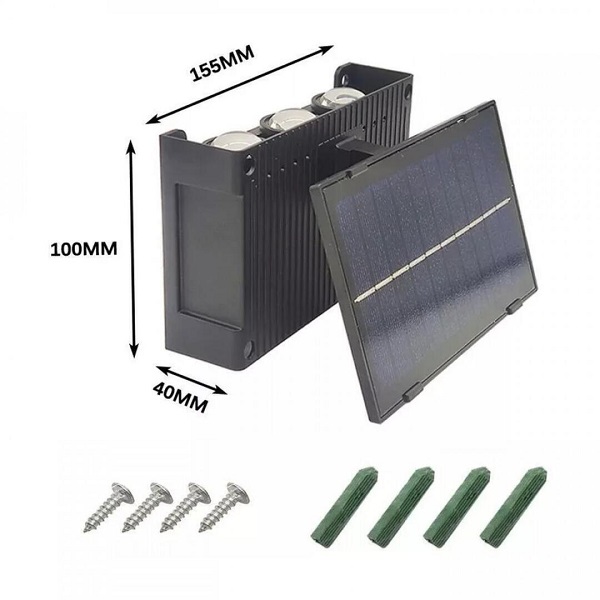 Ηλιακό Φωτιστικό Επιτοίχιο Andowl Q-TY599