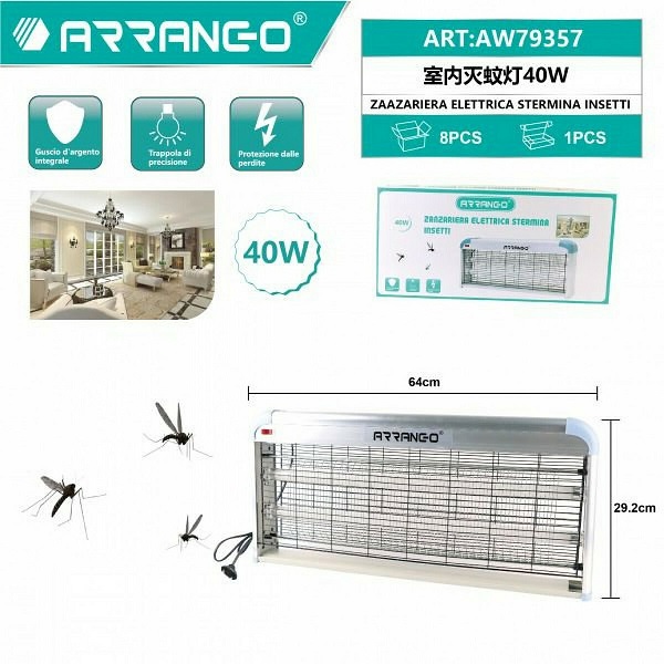 Arrango-Ηλεκτρική-Εντομοπαγίδα-40W-2.jpg Arrango Ηλεκτρική Εντομοπαγίδα 40W AW79357