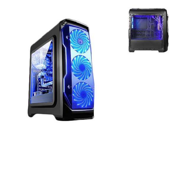 Marvo CA-112 Gaming Midi Tower Κουτί Υπολογιστή με Πλαϊνό Παράθυρο και RGB Φωτισμό