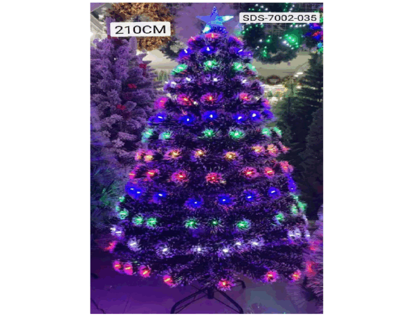 Χριστουγεννιάτικο Δέντρο στολισμένο led χρώμα