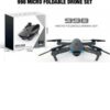Drone με Κάμερα Micro Foldable Set 998 1080p και Χειριστήριο, Συμβατό με Smartphone Andowl