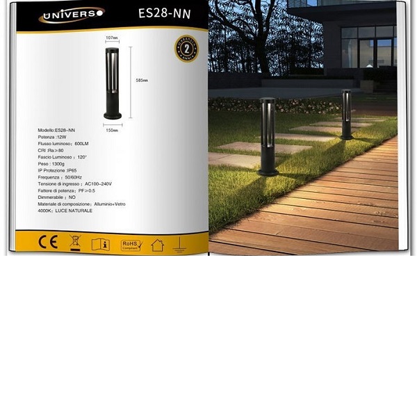 Φωτιστικό δαπέδου κήπου ES28-NN