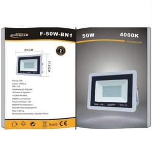 Προβολέας UNIVERSO F 50W-BN1 4000k
