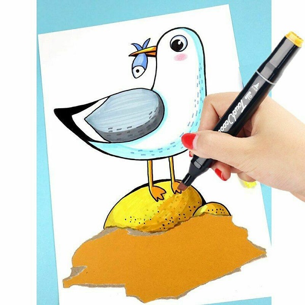 Fine Double Sided Highlights Μαρκαδόροι Ζωγραφικής με Διπλή Μύτη σε 80 Χρώματα 00014185