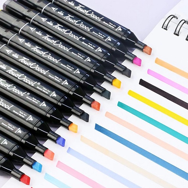 Fine Double Sided Highlights Μαρκαδόροι Ζωγραφικής με Διπλή Μύτη σε 80 Χρώματα 00014185