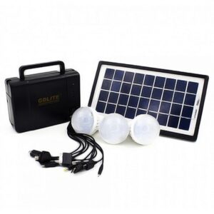 Ηλιακό Σύστημα Φωτισμού και Φόρτισης με Πάνελ και 3 Λάμπες LED 3,5W σε βαλίτσα GD-8006
