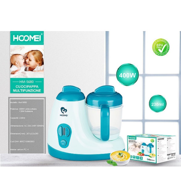 Ατμομάγειρας Βρεφικός 0.23lt Hoomei HM-5680
