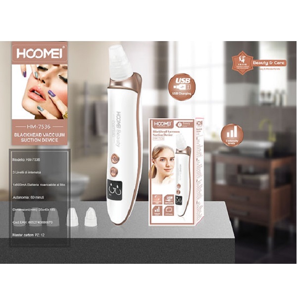 Συσκευή Καθαρισμού Προσώπου για Μαύρα Στίγματα Hoomei HM-7536