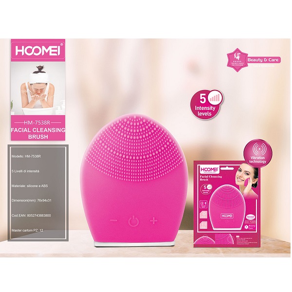 HM-7538Rb.jpg Βούρτσα Καθαρισμού Pink Hoomei HM-7538R