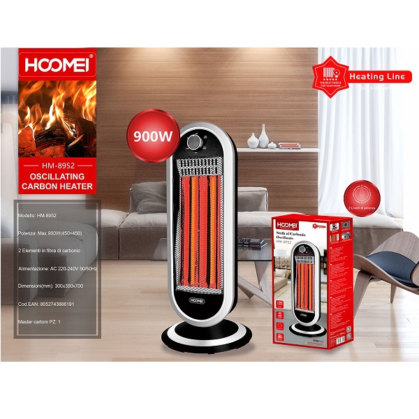 Σόμπα Hoomei HM-8952 Carbon 900W