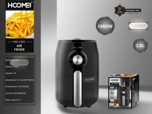Φριτέζα Αέρος με Αποσπώμενο Κάδο 2lt Μαύρη Hoomei HM-5355