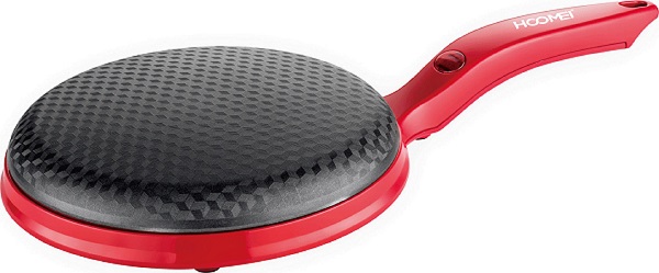 Κρεπιέρα 20cm Κόκκινη 600W Hoomei HM-5850