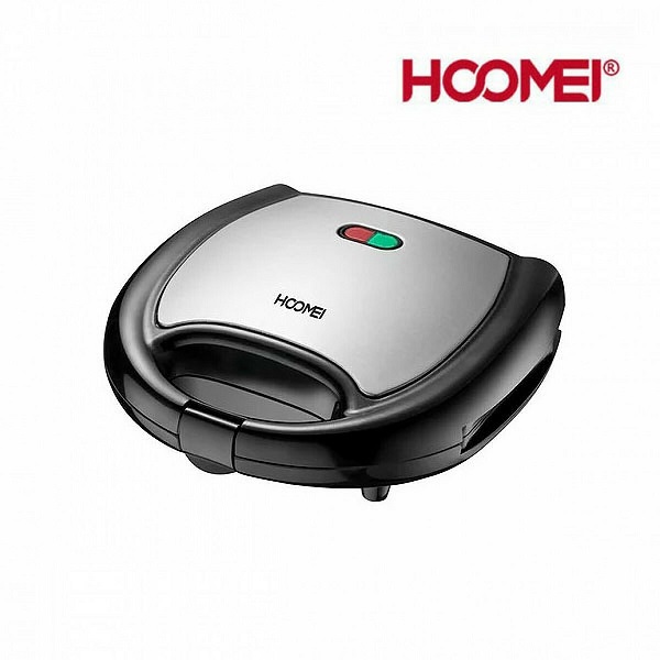 Τοστιέρα για 2 Τοστ 750W Μαύρη Hoomei HM-5820
