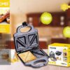 Τοστιέρα για 2 Τοστ 750W Μαύρη HM-5845 Hoomei